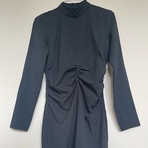 Zara black ruffled dress - size S